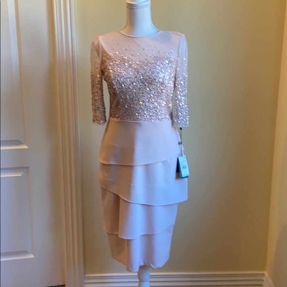 Pink long sleeves Dress size 4 BRAND NEW WITH TAGS